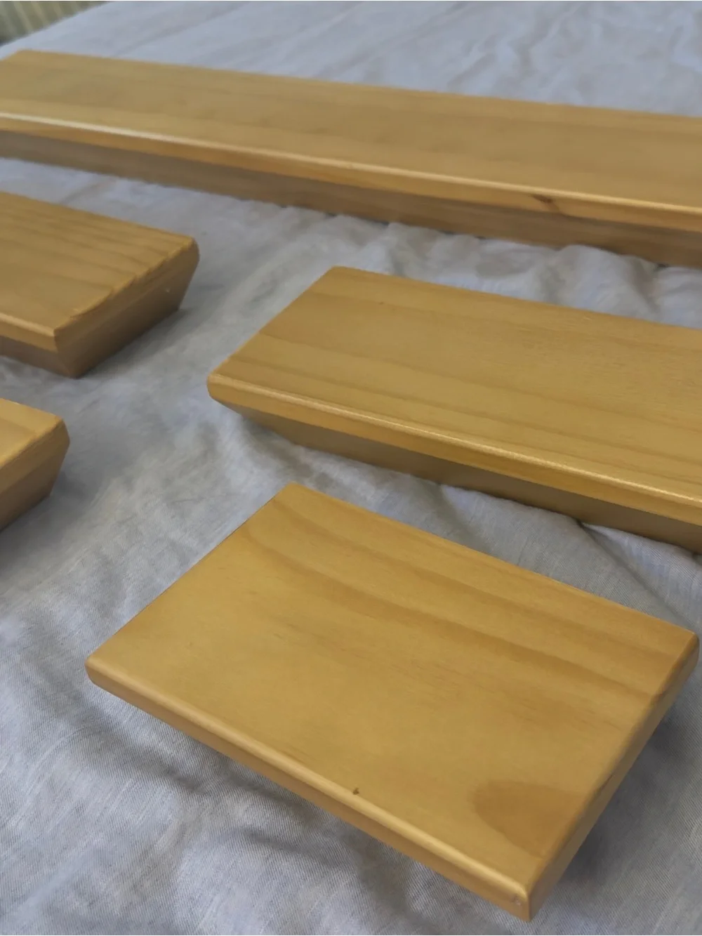 5pc Wedge Shelf Set - Modern & Classy for Home Decor- Threshold- Natural
